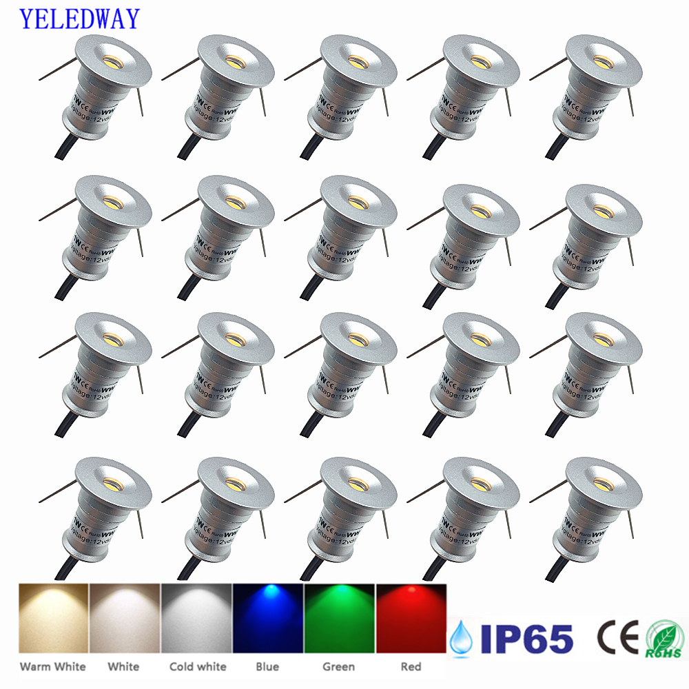 Outdoor Lighting Recessed - 1W Küçük Downlight Gömme Tavan Dış