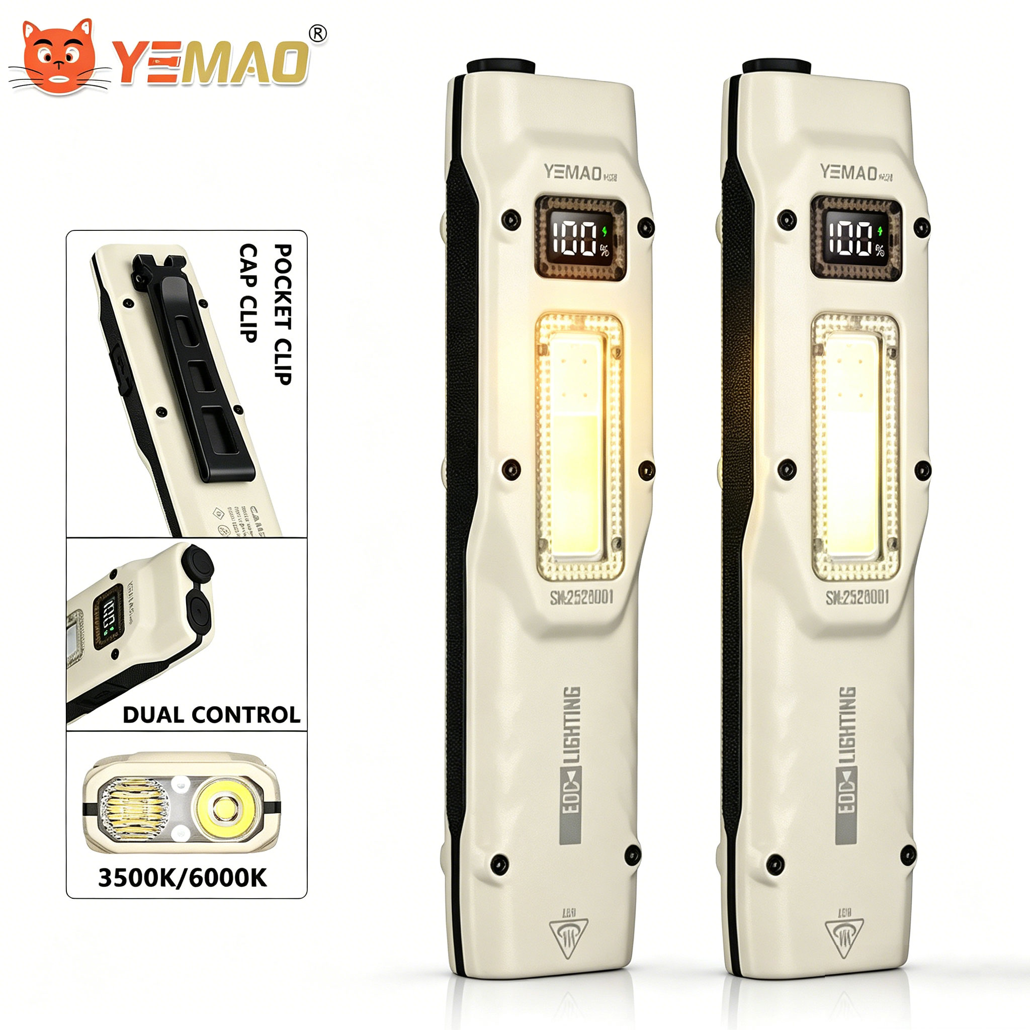 Lighting Fixture Outdoor - Taşınabilir 880LM YEMAO M28 Ultra-ince Taktik