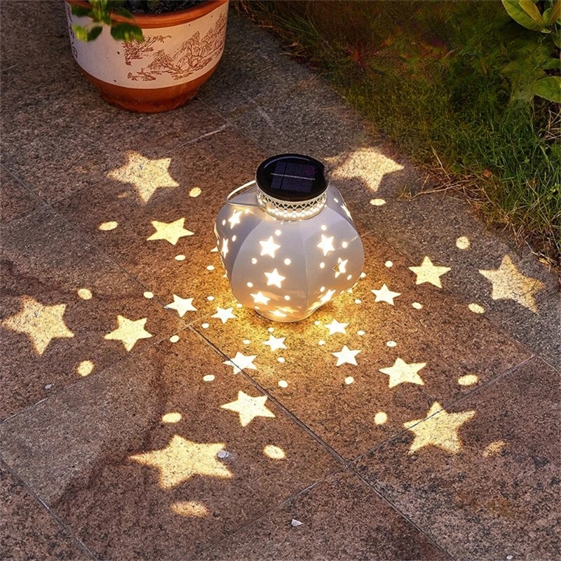 Lighting Fixture Outdoor - Bahçe Yıldız Projektör Lambası Asılı Güneş