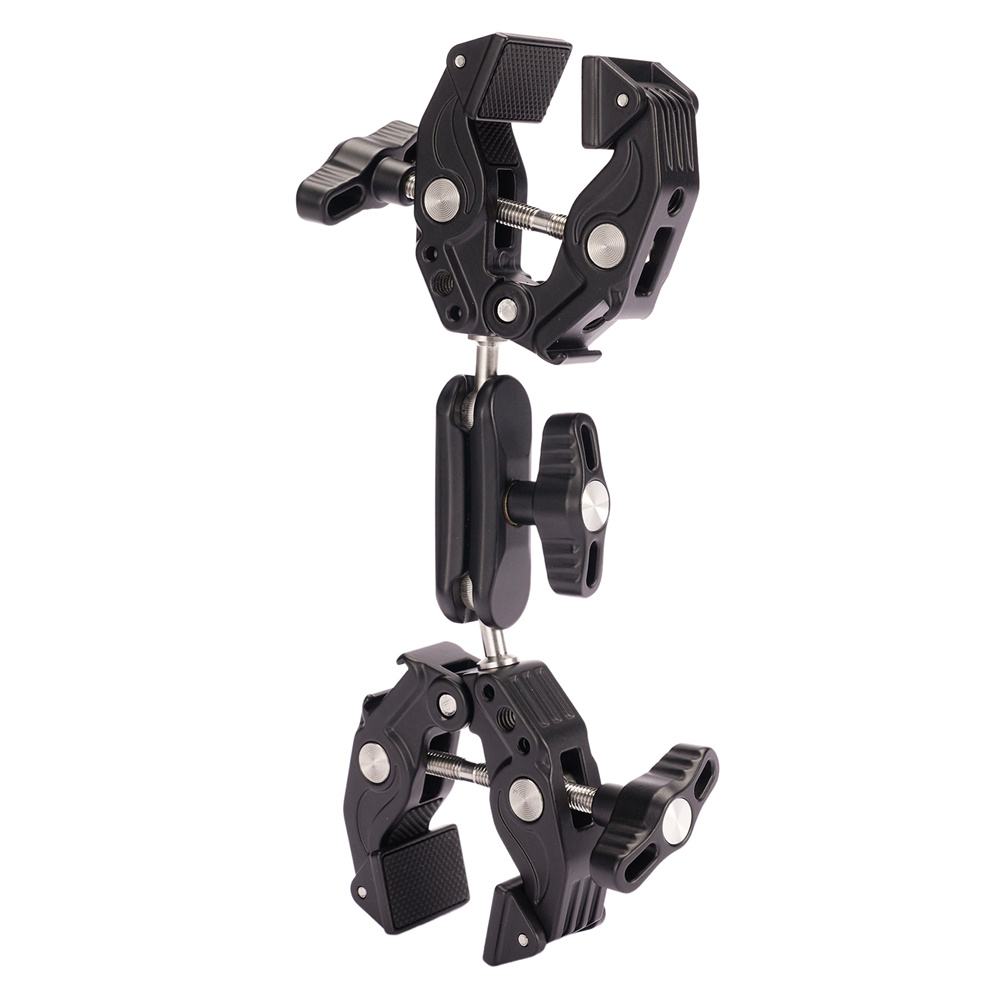 Umbrella Led Clip - 2026 Çift Metal Süper Kelepçe Eklemli