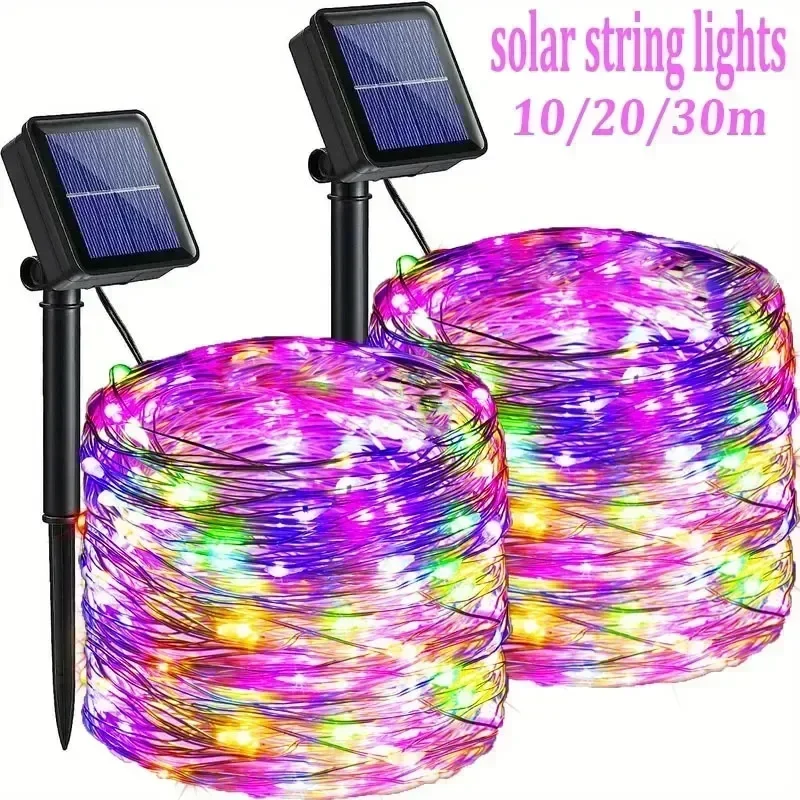 Solar Fairy String - Peri Işıkları Güneş Bahçe Işıkları Dize