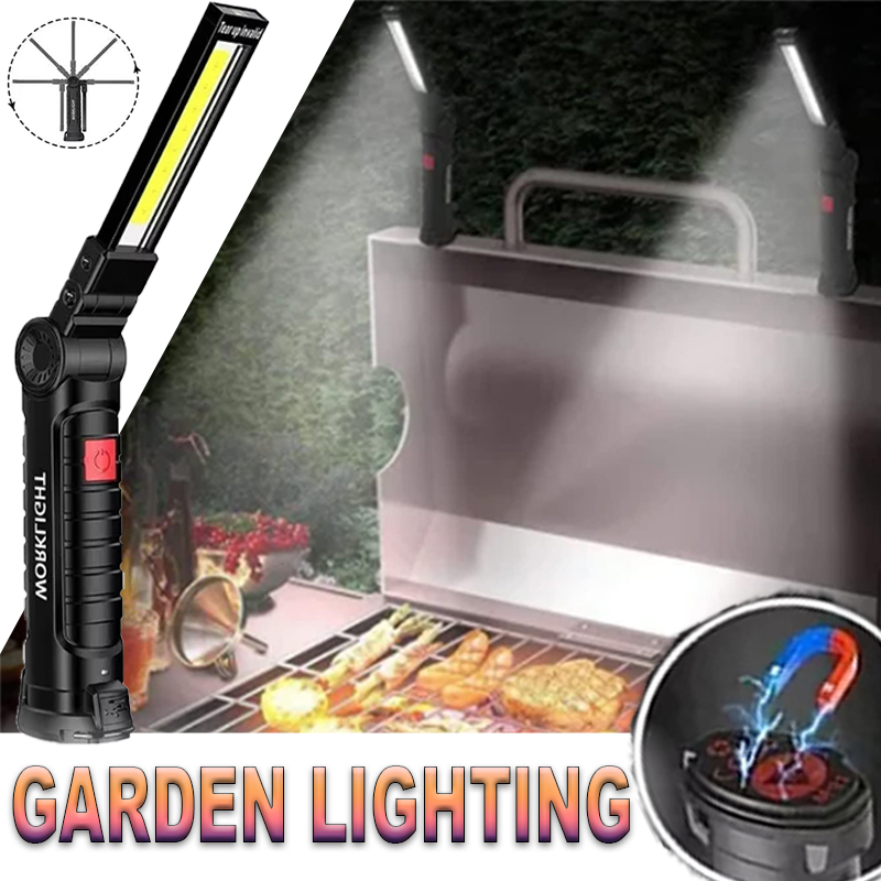 Lighting Fixture Outdoor - Taşınabilir LED El Feneri Manyetik Kanca