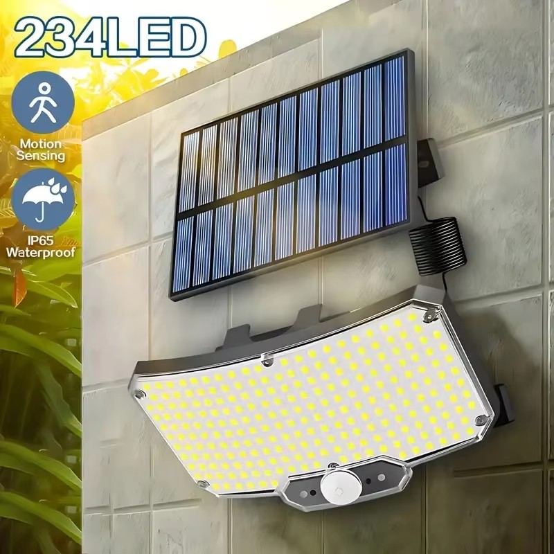 Motion Sensor Outdoor - 234LED Güneş Enerjili Dış Mekan Işıkları