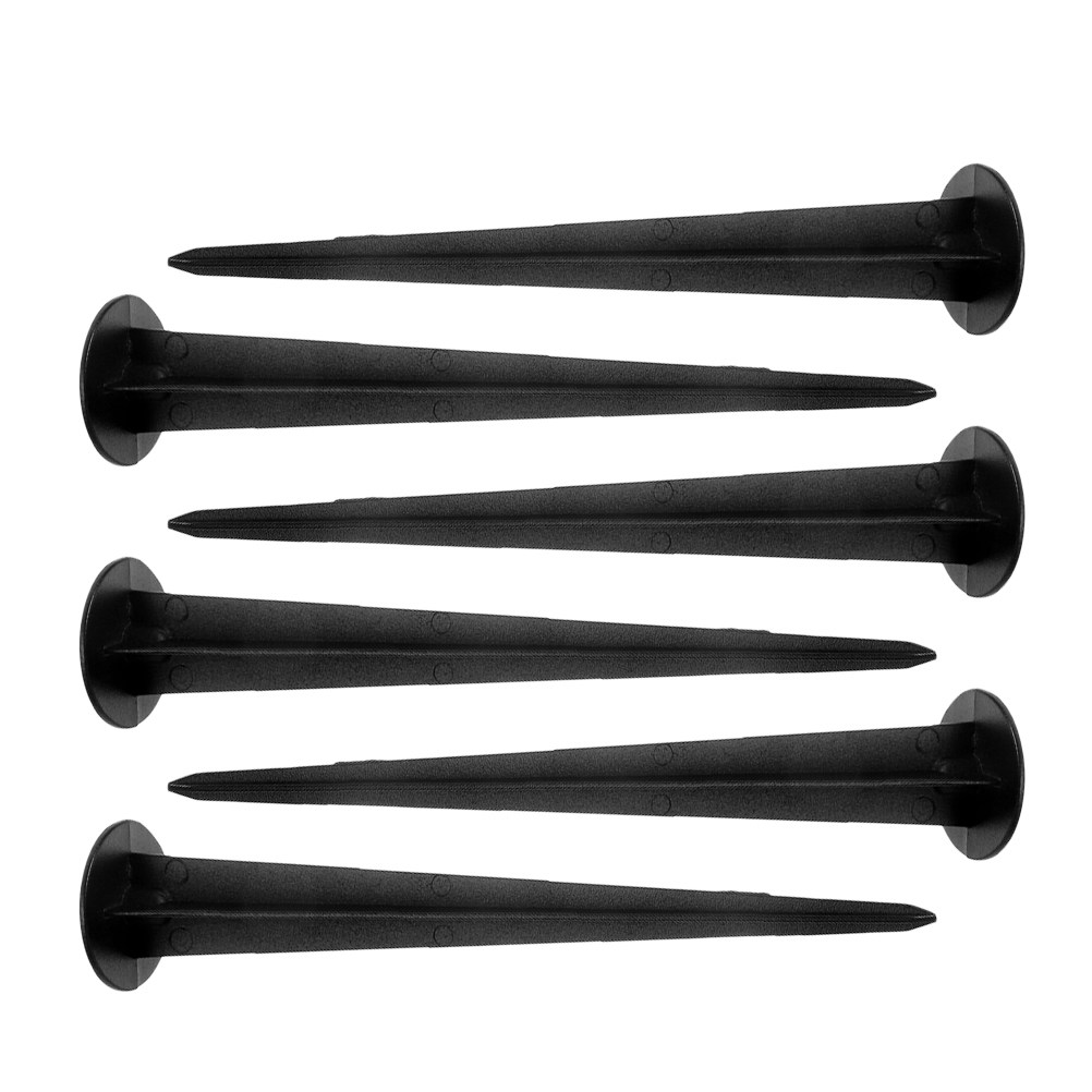 Outdoor Lighting Ground Fixtures - 6 Adet Metal Güneş Enerjili Bahçe