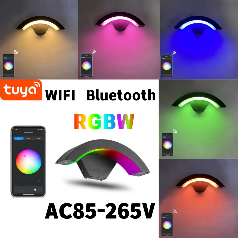 Outdoor Lighting Zigbee - 9W RGBW Akıllı Dış Duvar Lambası