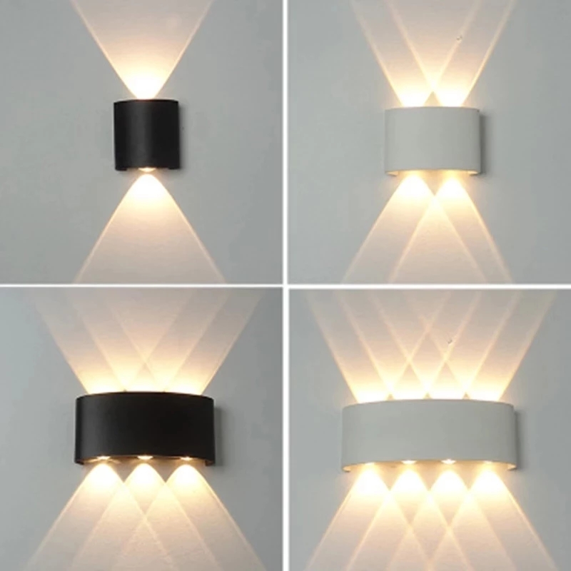 Outdoor Lighting On Stairs - Led Duvar Lambası Alüminyum Açık Kapalı