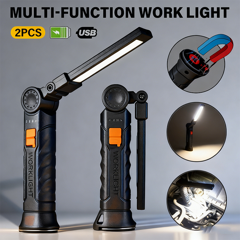Lighting Fixture Outdoor - Taşınabilir COB LED El Feneri USB