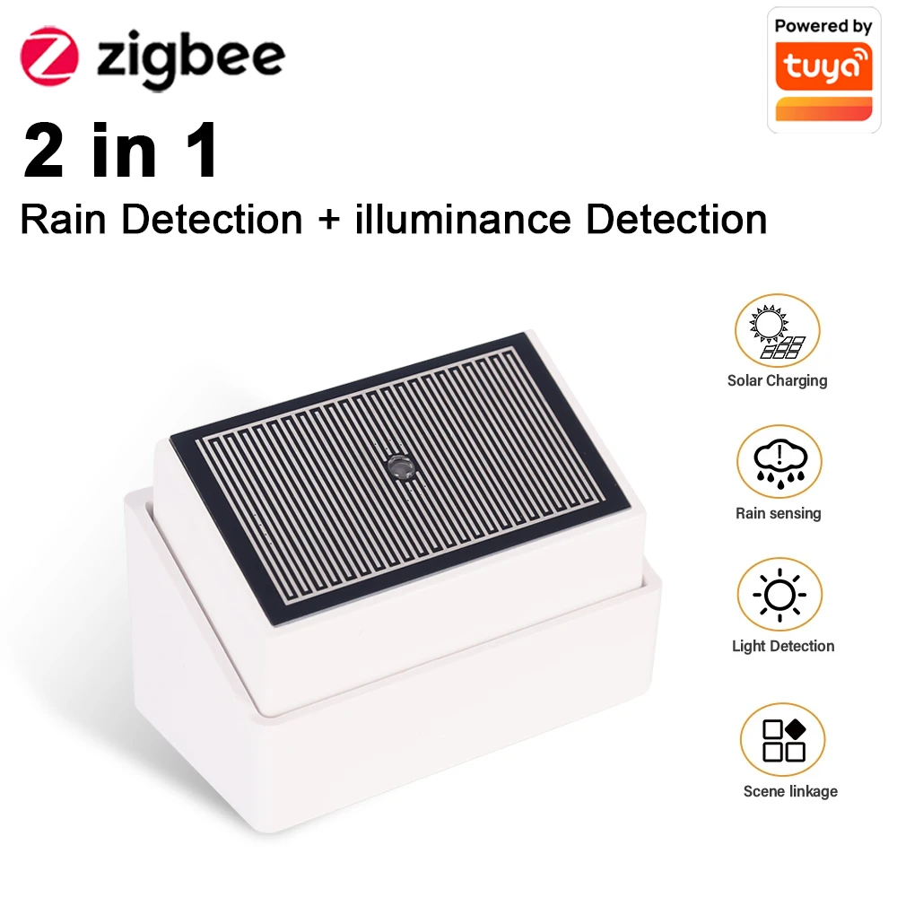 Outdoor Lighting Zigbee - Tuya Zigbee Yağmur Damlası Algılama Sensörü
