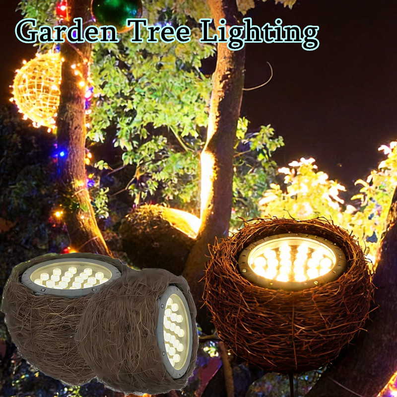 Outdoor Lighting Architectural - Renkli Bahçe Su Geçirmez Ağaç Aydınlatması