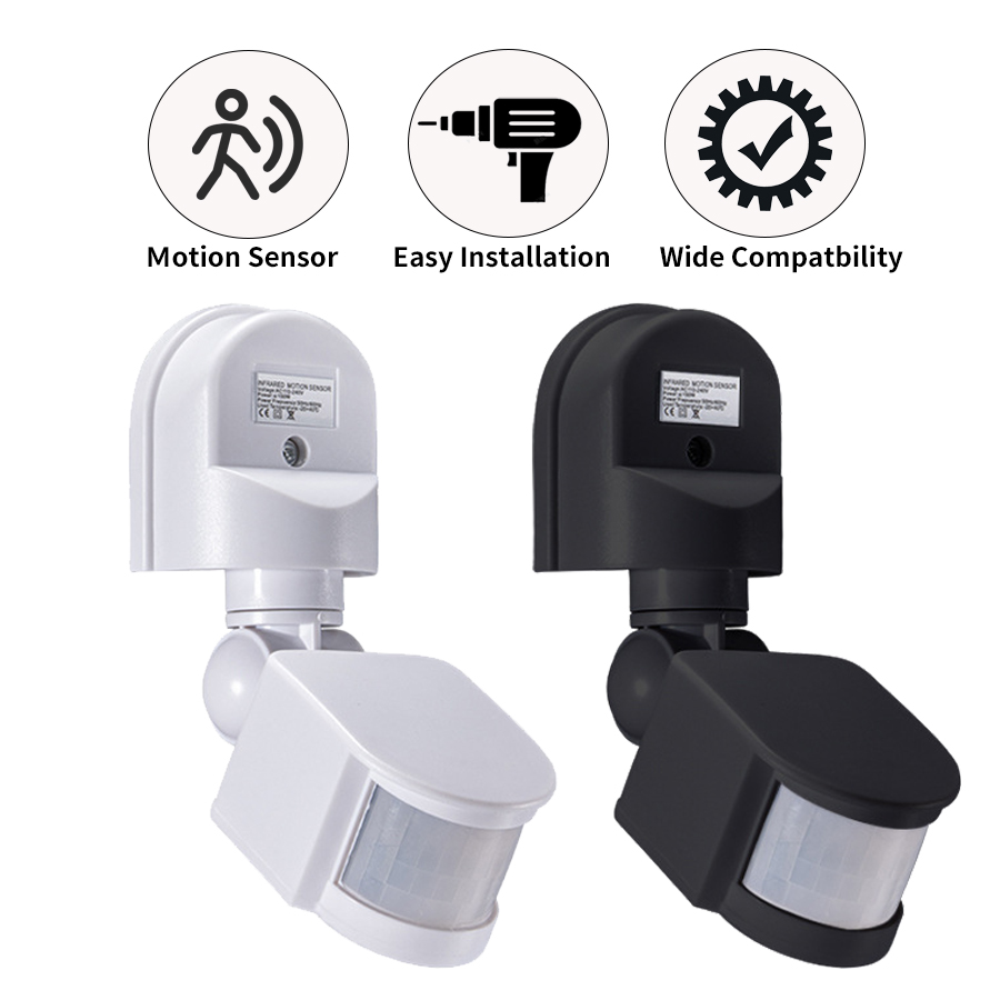 Motion Sensor Outdoor - PIR Hareket Sensörü 220V 110V 12V