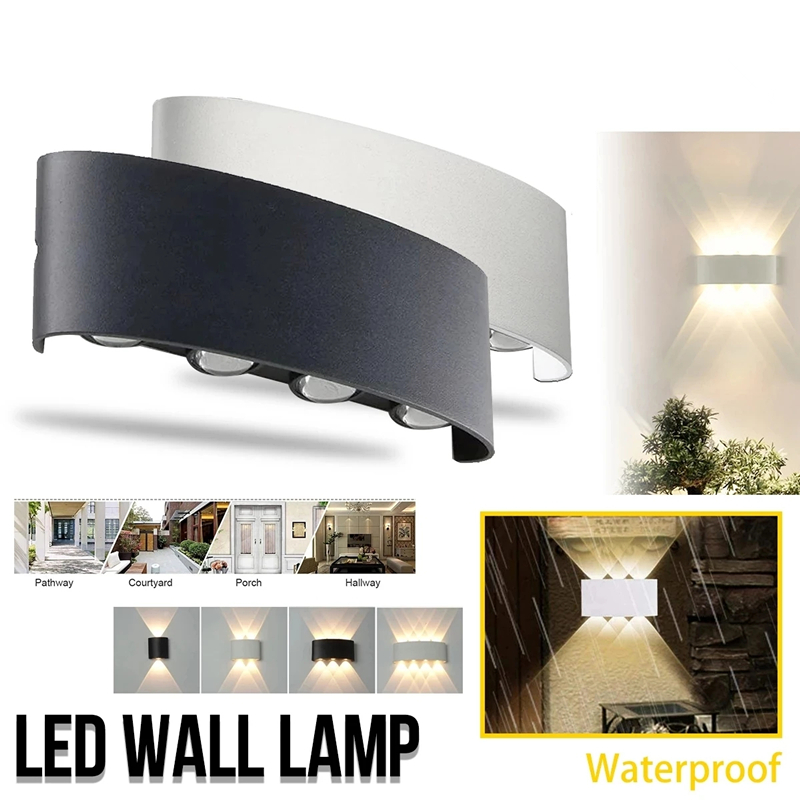 Outdoor Lighting On Stairs - Modern Led duvar lambası açık merdiven
