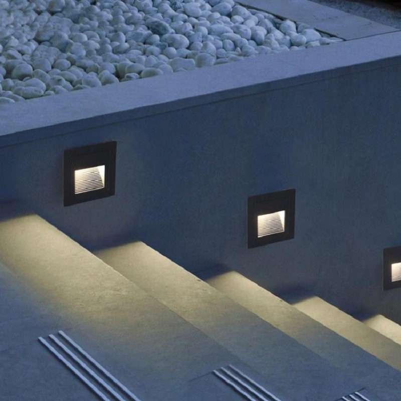 Outdoor Lighting Recessed - LED Güverte Basamak Işığı 15Leds IP65