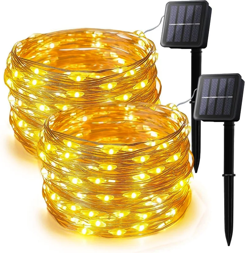 Solar Fairy String - Güneş peri ışıkları açık su geçirmez