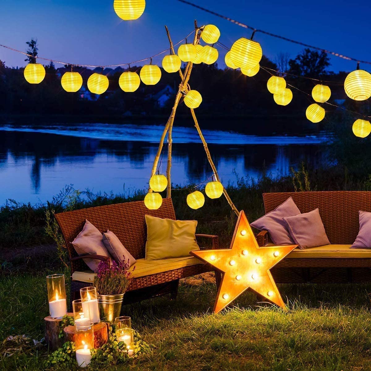 Su geçirmez fener güneş String - Solar Fairy String incelemesi ve fiyatı