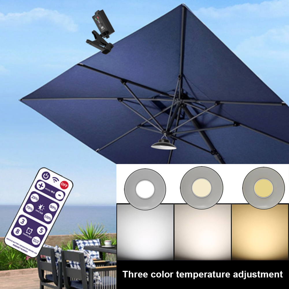 Güneş enerjili veranda şemsiye - Umbrella Led Clip incelemesi ve fiyatı