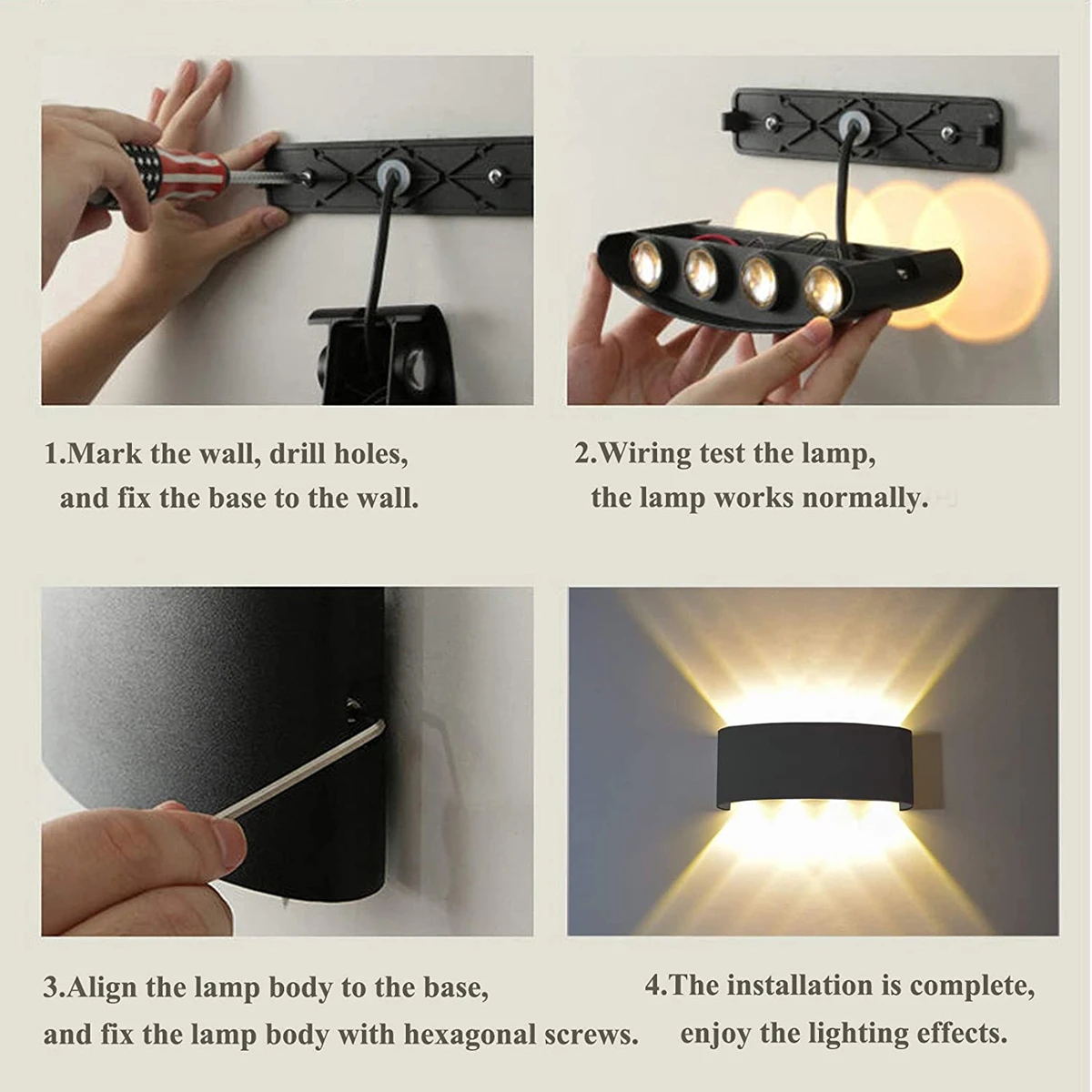 Alüminyum LED Duvar Lambası IP - Outdoor Lighting On Stairs incelemesi ve fiyatı