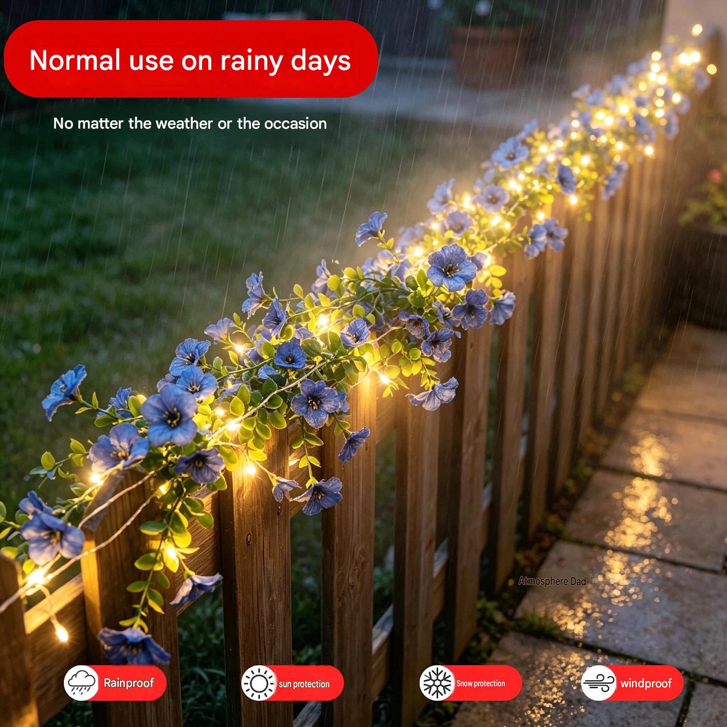 Güneş Enerjili Gül Çiçekli Çub - Solar Fairy String incelemesi ve fiyatı