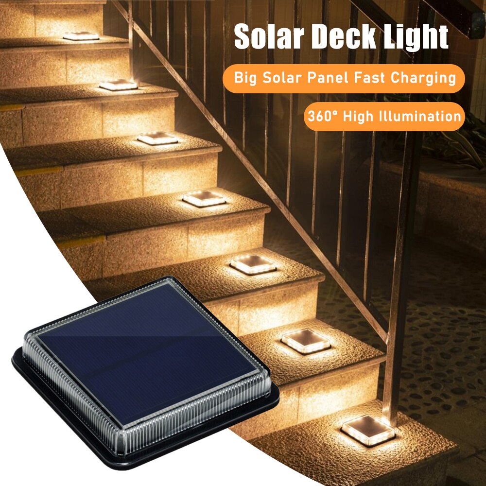 12 LEDs güneş güverte ışığı en - Outdoor Lighting On Stairs incelemesi ve fiyatı
