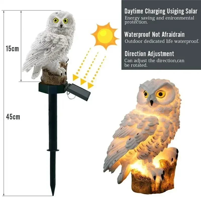 Güneş Enerjili Baykuş Şeklinde - Outdoor Lighting Driveway incelemesi ve fiyatı