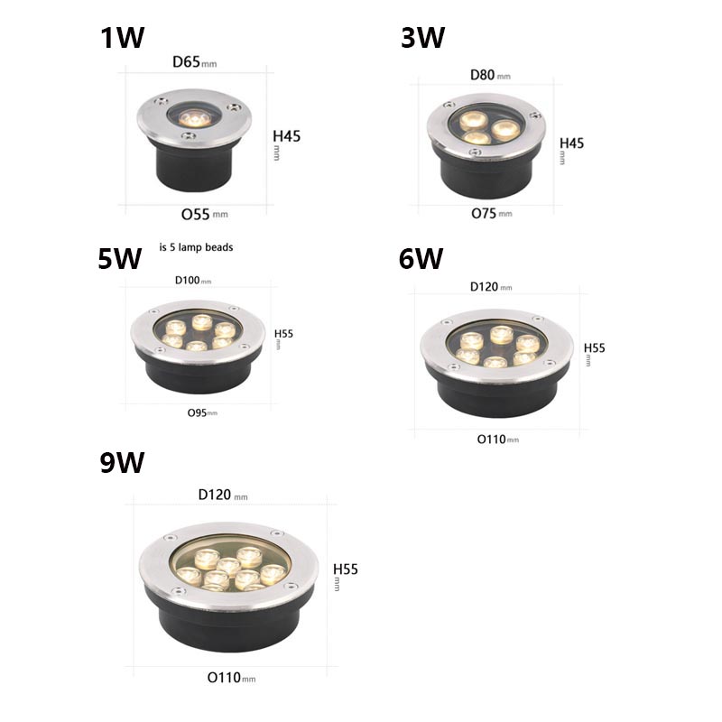 İnce IP67 Su Geçirmez LED Işık - Outdoor Lighting Recessed incelemesi ve fiyatı
