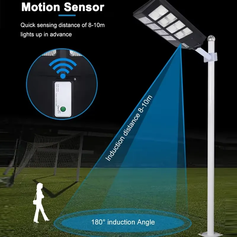 9W Güneş Enerjili LED Sokak La - Motion Sensor Outdoor incelemesi ve fiyatı
