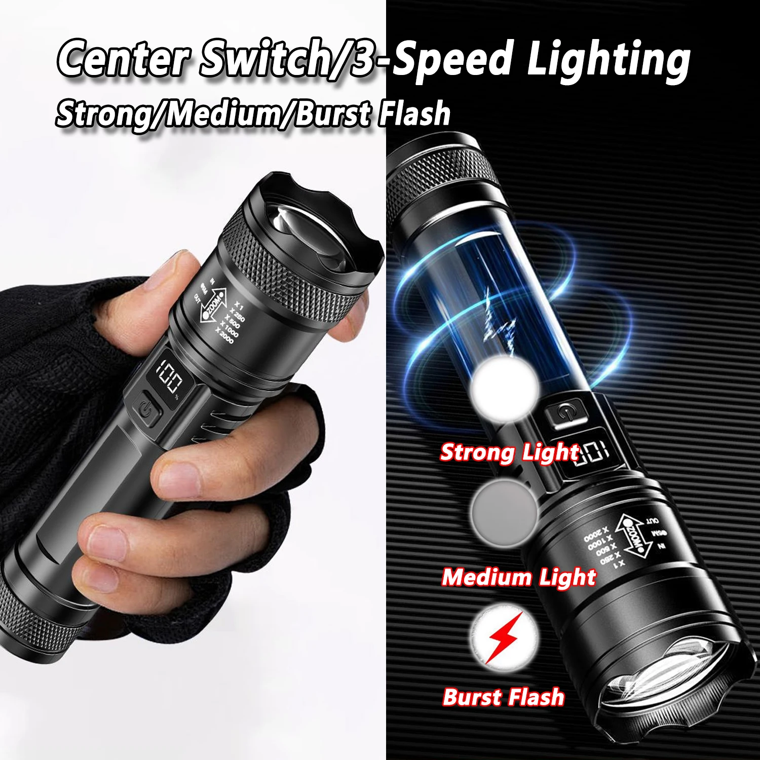Ultra Parlak LED El Feneri 200 - Lighting Fixture Outdoor incelemesi ve fiyatı