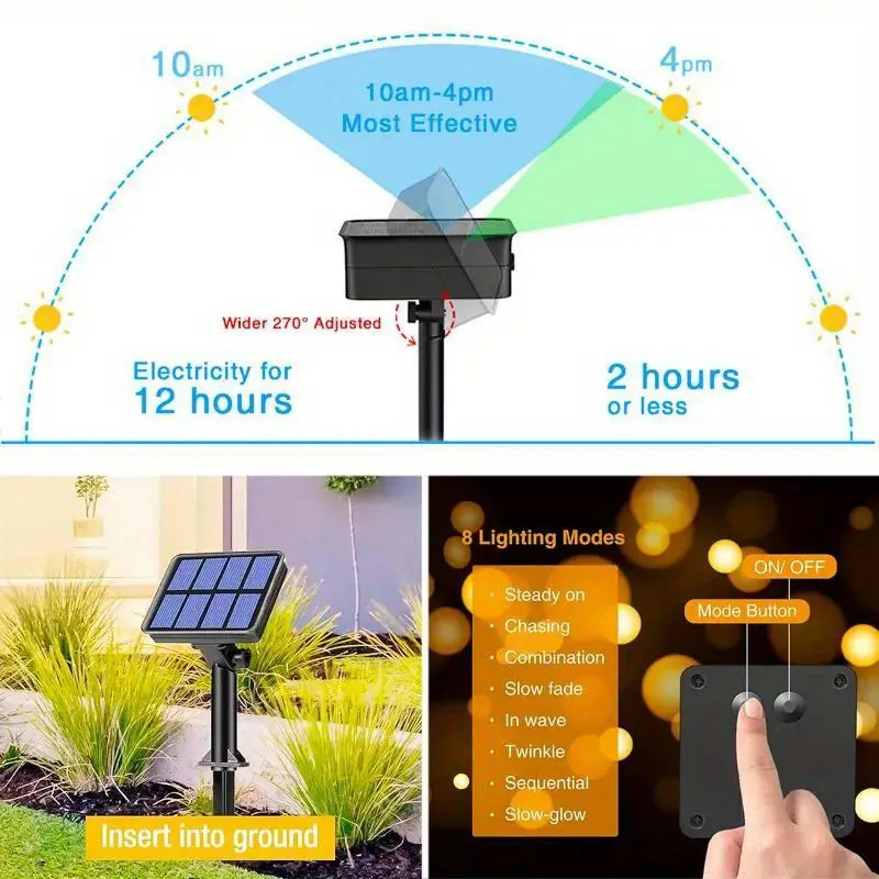 1 adet Güneş LED Dize Işıklar  - Solar Fairy String incelemesi ve fiyatı