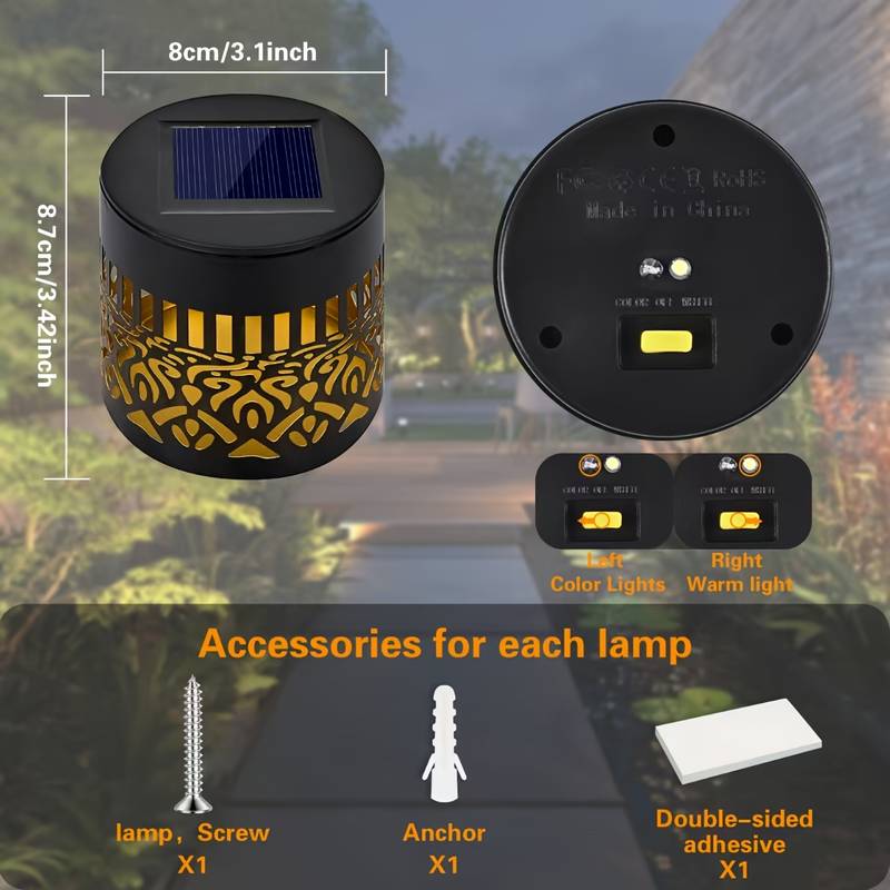 2'li Paket Güneş Enerjili Bahç - Outdoor Lighting Driveway incelemesi ve fiyatı