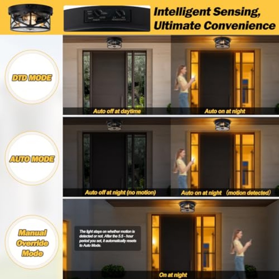 Hareket Sensörlü Dış Mekan Tav - Lighting Fixture Outdoor incelemesi ve fiyatı