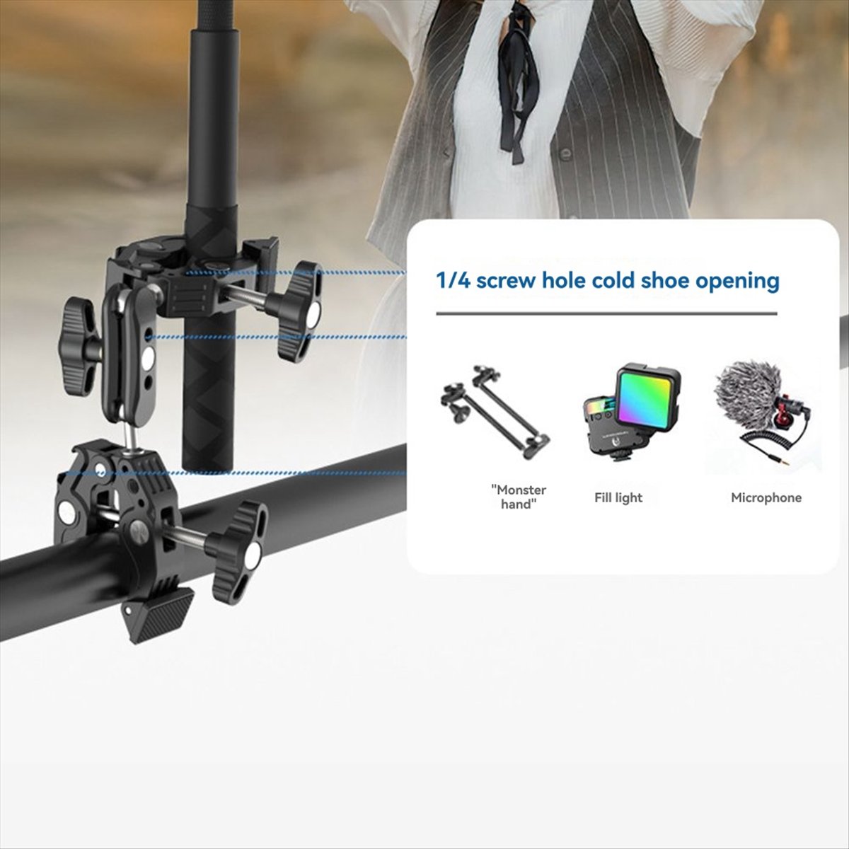 DT77 Süper Kelepçe Eklemli Sih - Umbrella Led Clip incelemesi ve fiyatı