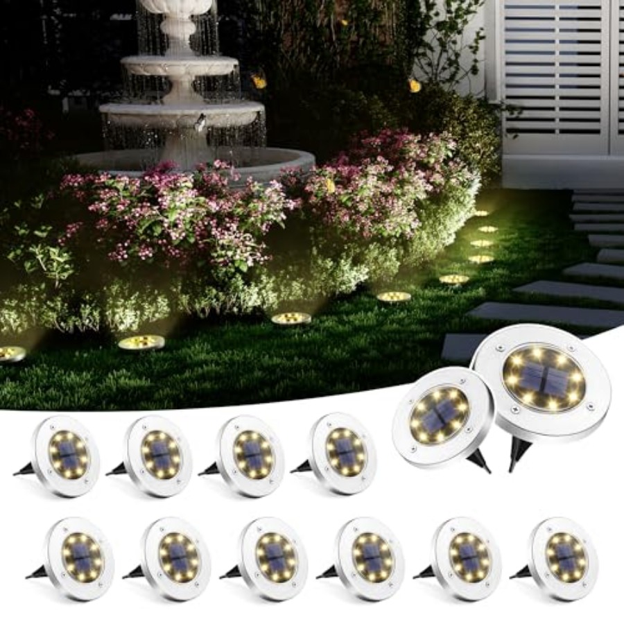 Güneş Enerjili Zemin Lambaları - Outdoor Lighting Driveway incelemesi ve fiyatı