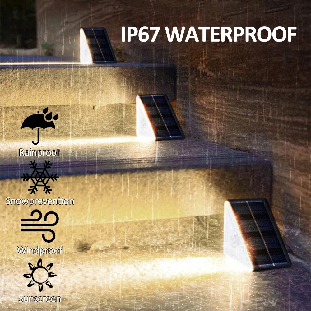 IP67 Su Geçirmez Güneş Enerjil - Outdoor Lighting On Stairs incelemesi ve fiyatı